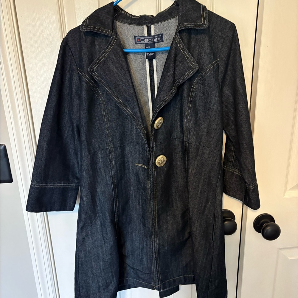 Baccini Dark Blue Jean Jacket